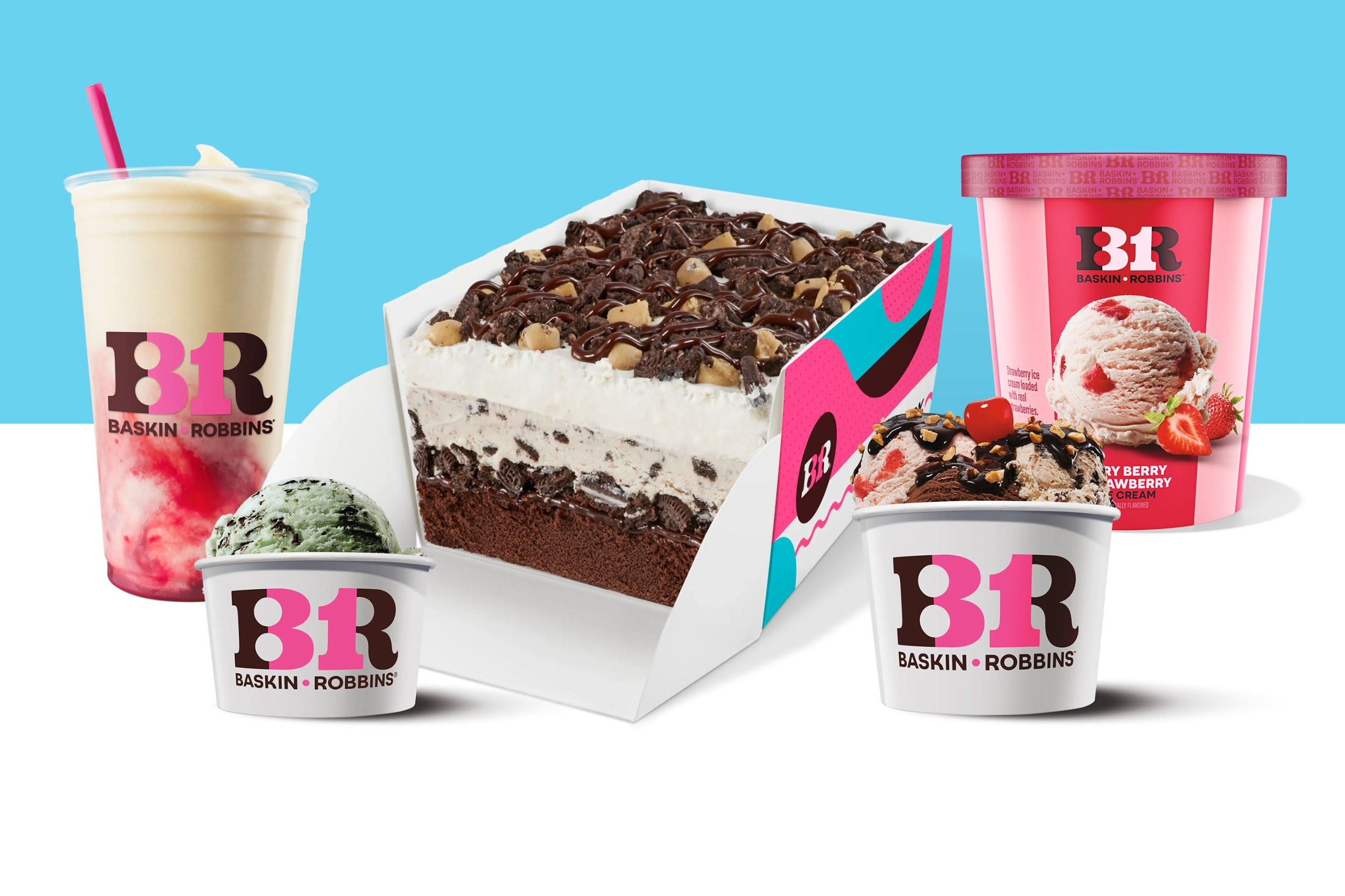 Baskin-Robbins ice cream shop at Skyline Center in Thousand Oaks