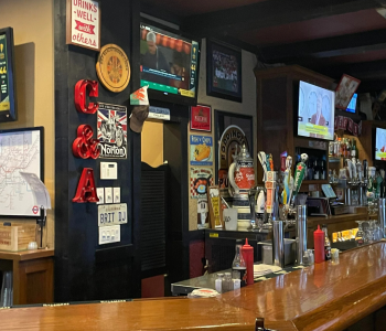 Crown and Anchor British-style pub and bar at Skyline Center in Thousand Oaks